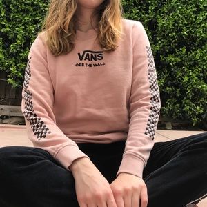 Pink Vans crew neck
